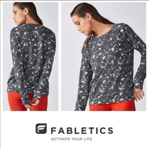Fabletics Marbled Pullover Sweatshirt